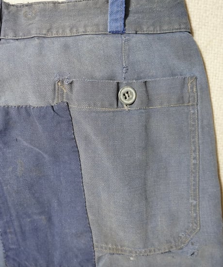 1950s French cotton twill work pants “VULCAIN”