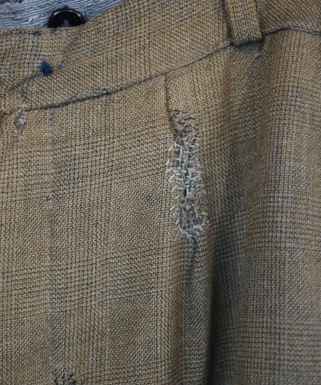 1930~40s French wool×hemp farmers trouser