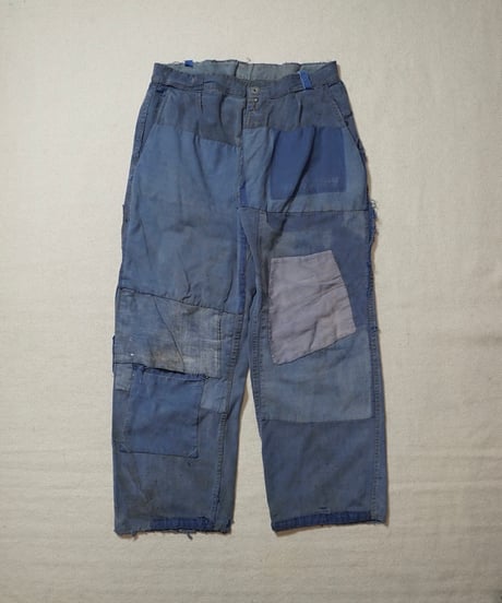 1950s French cotton twill work pants “VULCAIN”