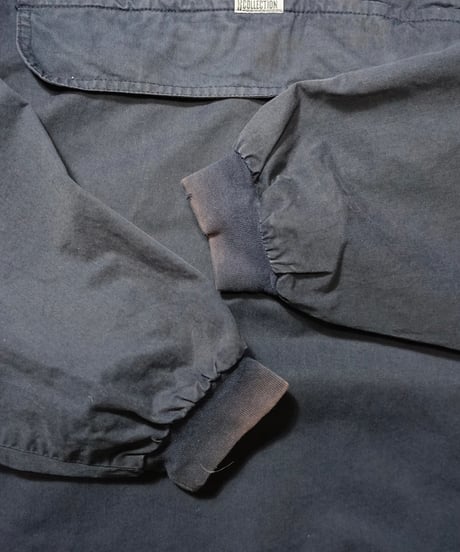 1980s Finnish dark navy cotton anorak “R-coercion”