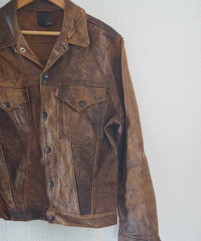 1950s Levi's big E short horn leather jacket 3r