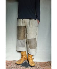1940s French brown moleskin work pants