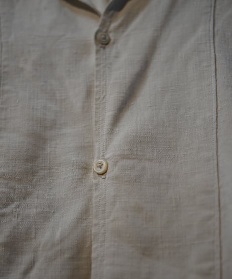 1900~1920s French linen pullover shirt