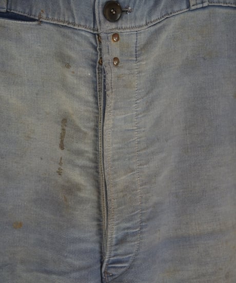1950s French moleskin work trouser