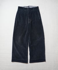 ~1940s French black corduroy work pants
