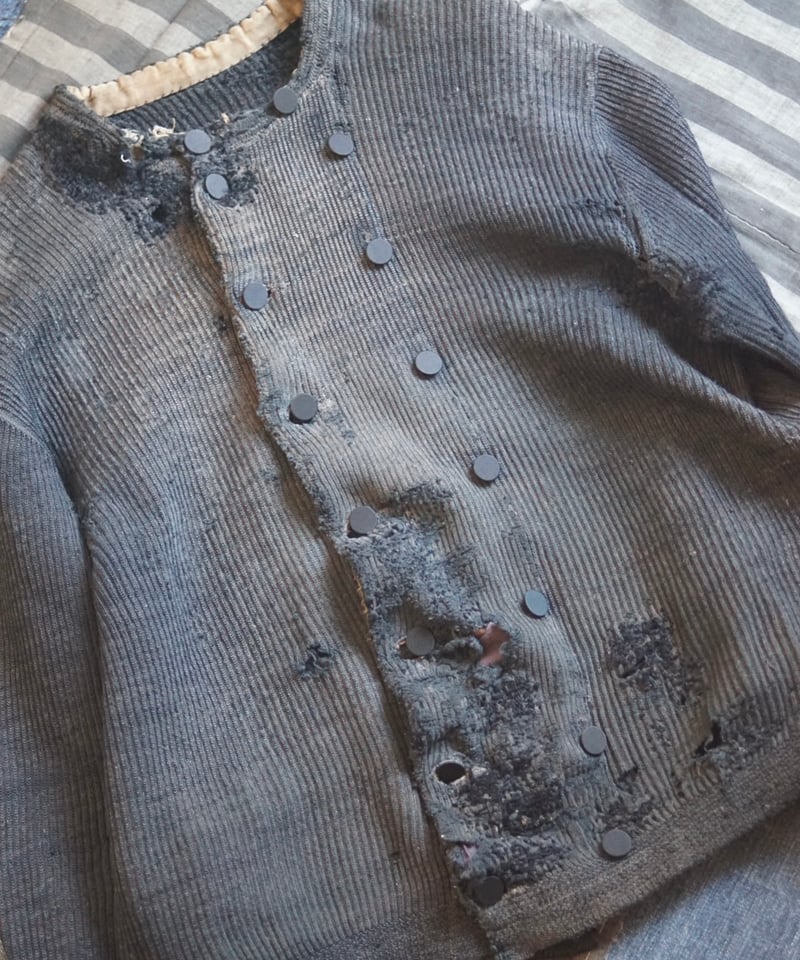 1920s German double breasted knit jacket | lozu