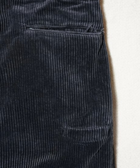 1950s German black corduroy work pants