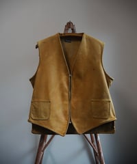 1950s deerskin leather vest “NURSEYS”