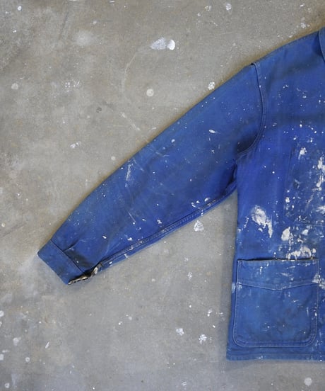 1940~50s French blue cotton twill work jacket “Adolphe Lafont”