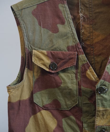 1960s Italian Sanmarco camouflage vest ‘‘TELO MIMETICO‘‘