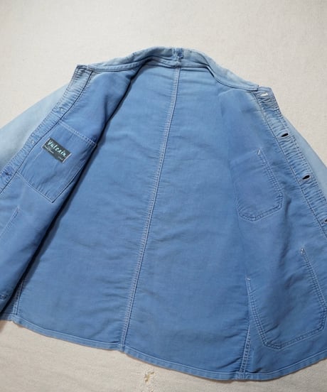 1950~60s French light moleskin work jacket “VULCAIN”