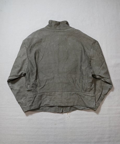 1980s Czechoslovakia cotton canvas military style jacket