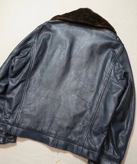 1970s French Air Force pilot leather jacket “full set”