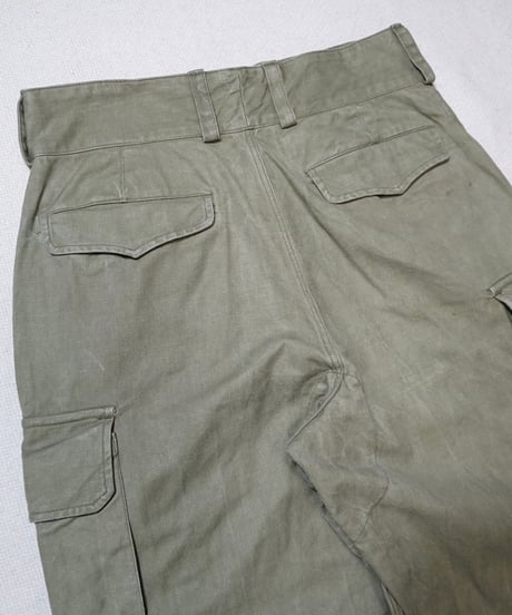 1940~50s French army M-47 cargo pants “early model”