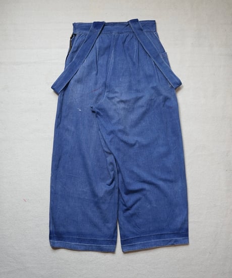 1940s German cotton×rayon ladies overall