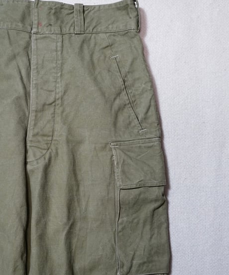 1940~50s French army M-47 cargo pants “early model”