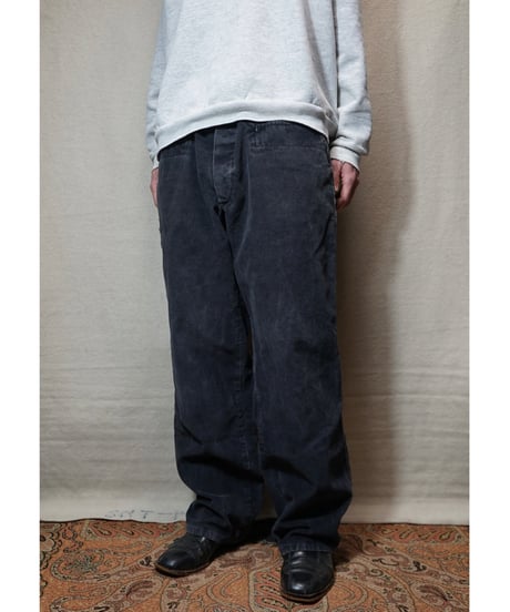 1960~70s German black corduroy logger work pants