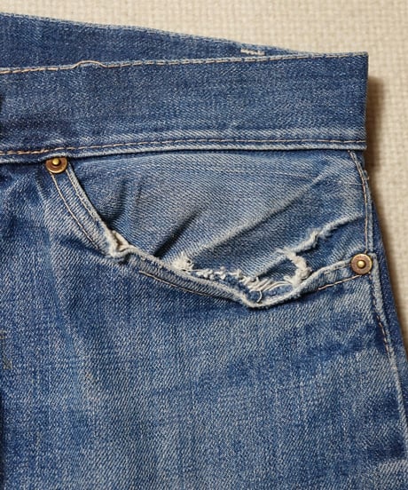 1960s French denim pants “Rica Lewis”