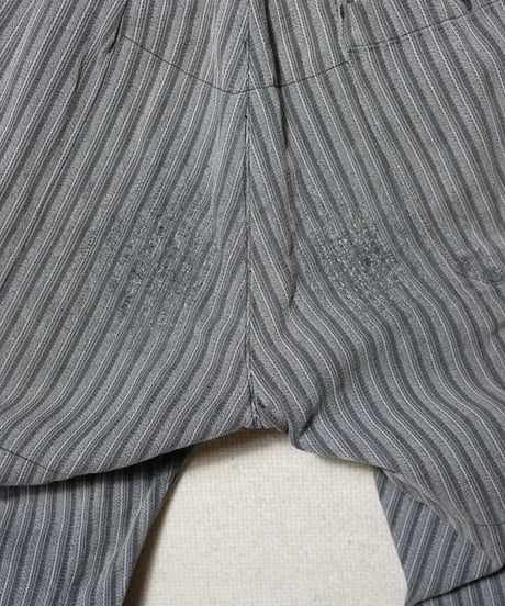 1940~50s French cotton stripe work pants