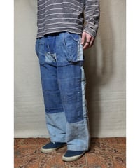 1940s French blue moleskin overall “modified”
