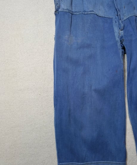 1950s French light moleskin work pants