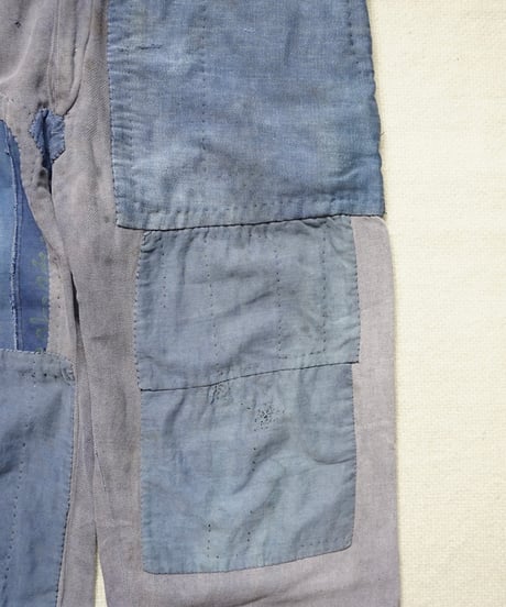 1940~50s French patchwork cotton work pants