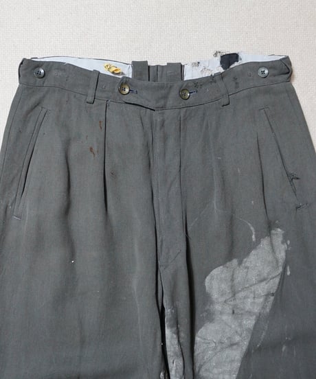 1940~50s German heavy rayon slacks