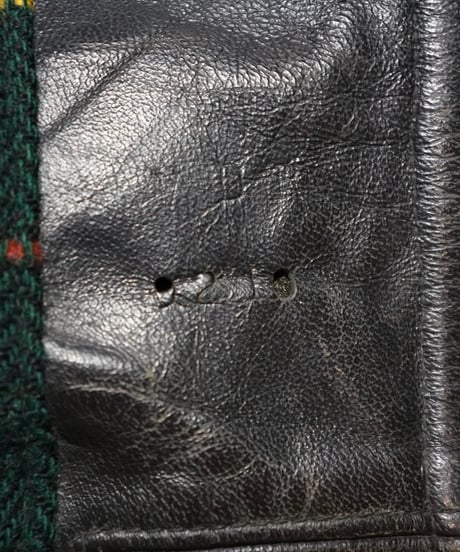 1960s French leather Corbusier jacket
