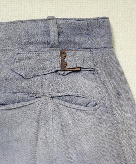 1940~50s French patchwork cotton work pants