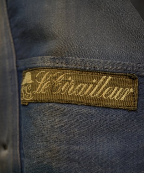 1930s~40s French blue moleskin jacket