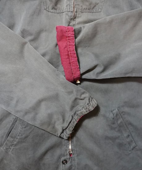 1950s German cotton hooded mountain jacket “reversible”
