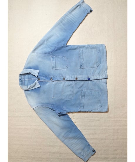 1950~60s French light moleskin work jacket “VULCAIN”