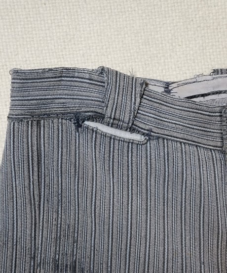 1950s French cotton piquet work pants