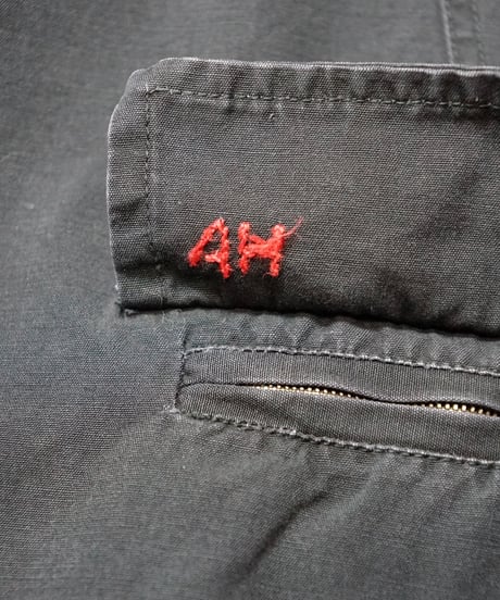 1950s Finnish black cotton anorak