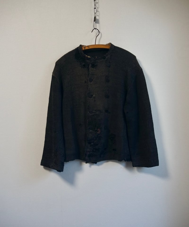 1920s ドイツ　 ダブルブレスト　ニットジャケット 1920s German double breasted knit jacket | lozu