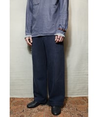 1940s French wool herringbone farmers work pants