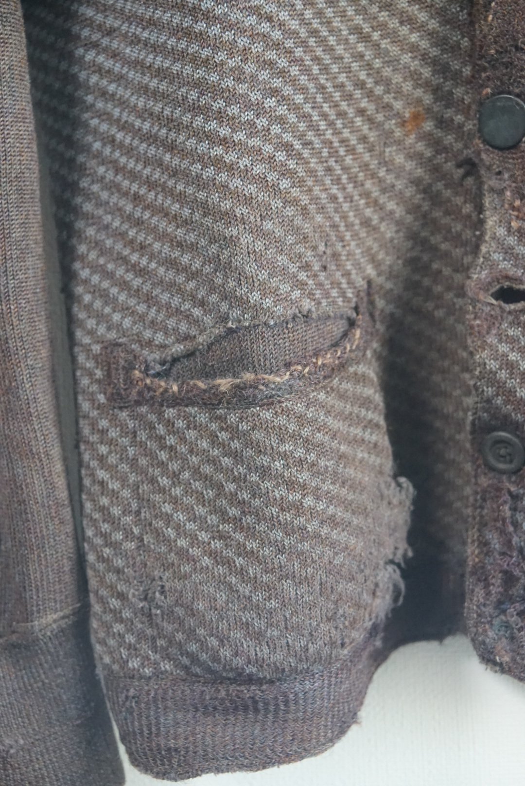 1920~30s German wool knit cardigan | lozu vintage