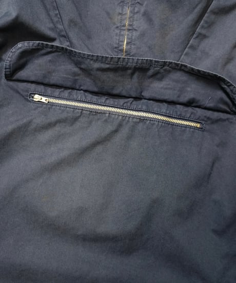 1980s Finnish dark navy cotton anorak “R-coercion”