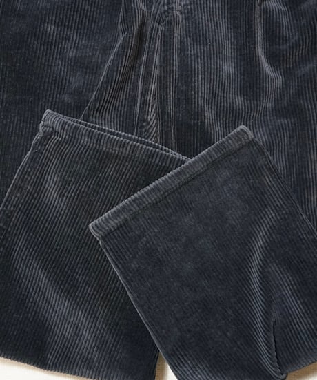 1950s German black corduroy work pants