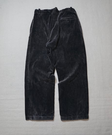 1950s French black corduroy work pants