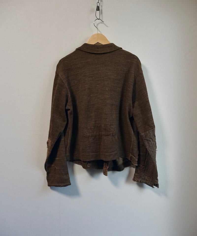 1920∼30s German double breasted knit jacket cot