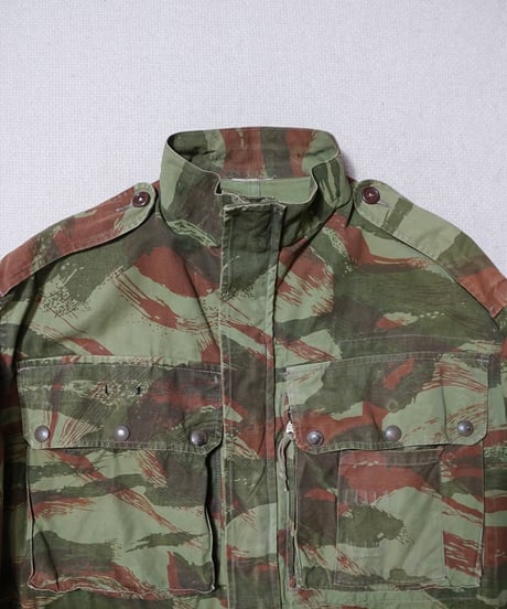 1950~60s French military TAP47/56 lizard camo paratroopers jacket “hop sack”
