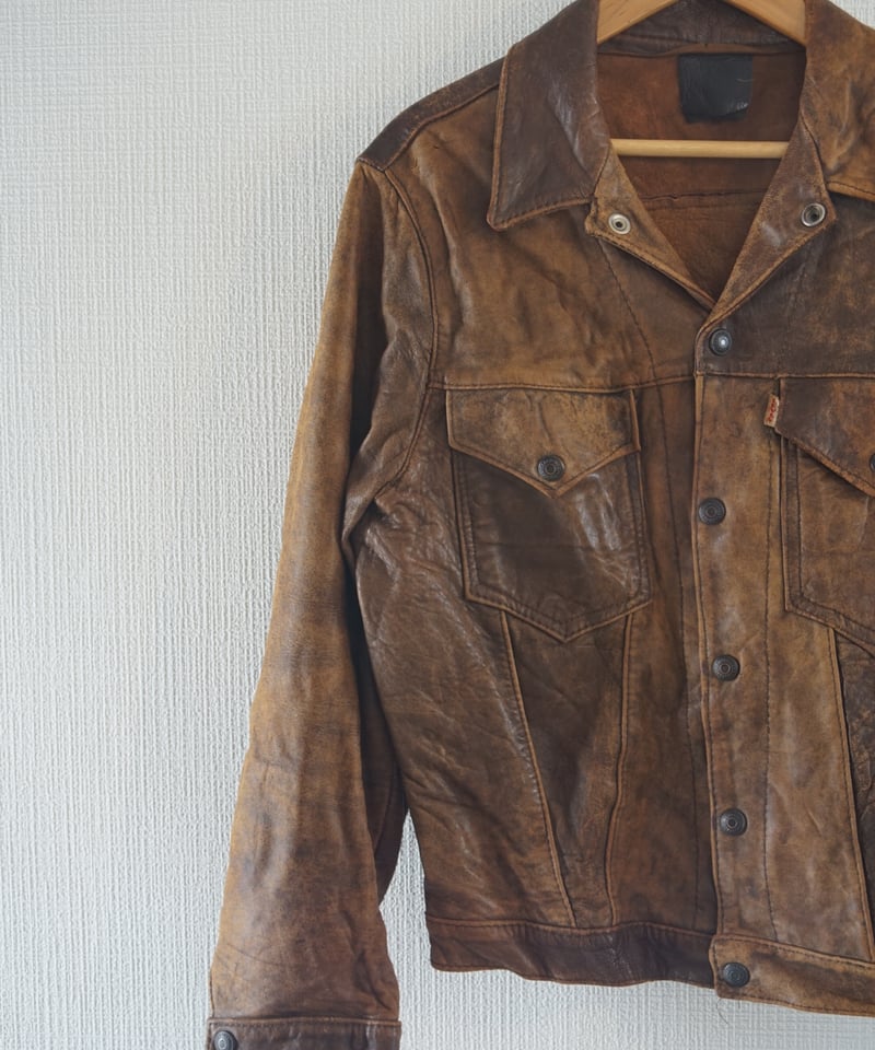 1950s Levi's big E short horn leather jacket 3r