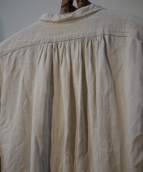 1900~1920s French linen pullover shirt
