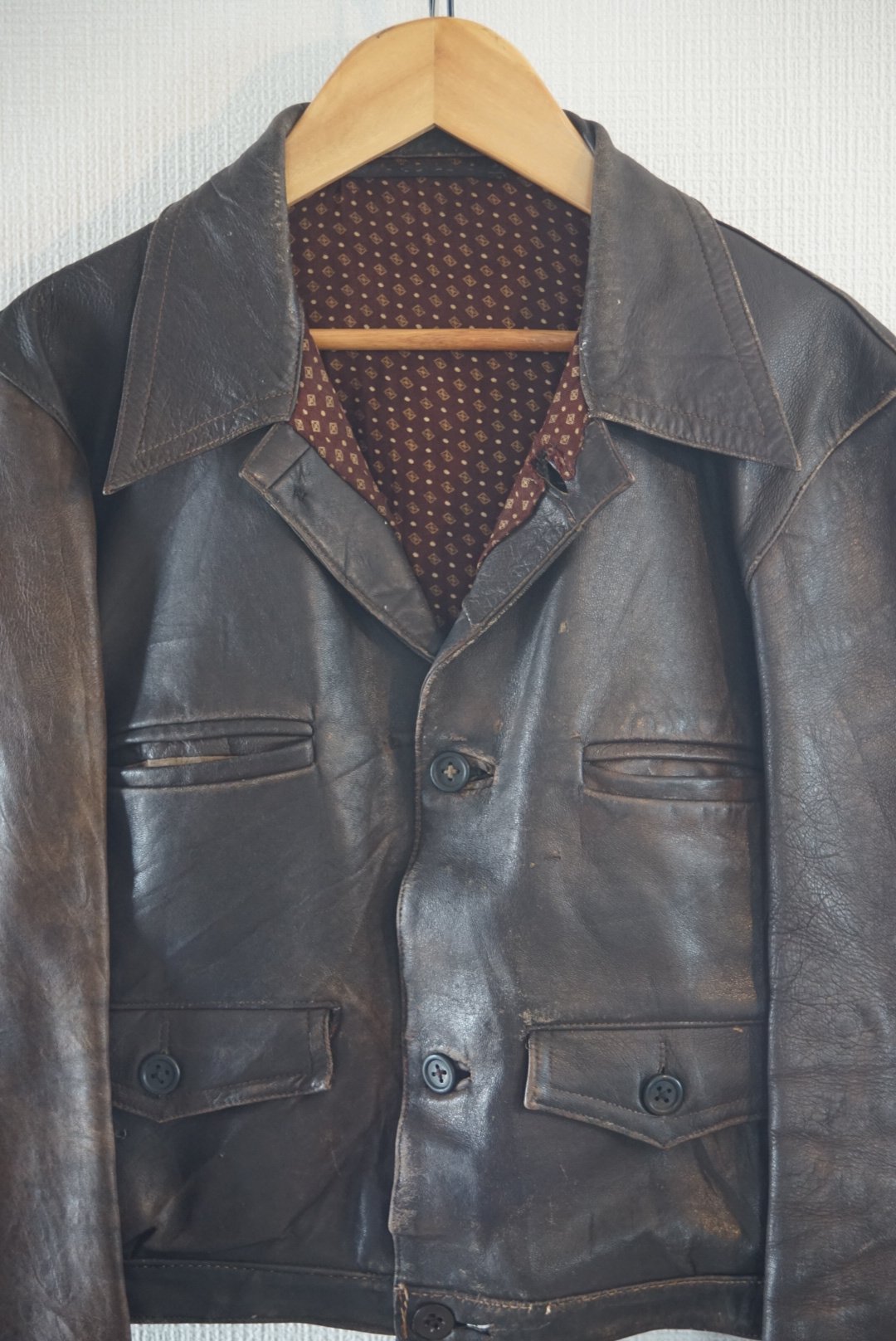 1940s German leather jacket type Hartmann | loz