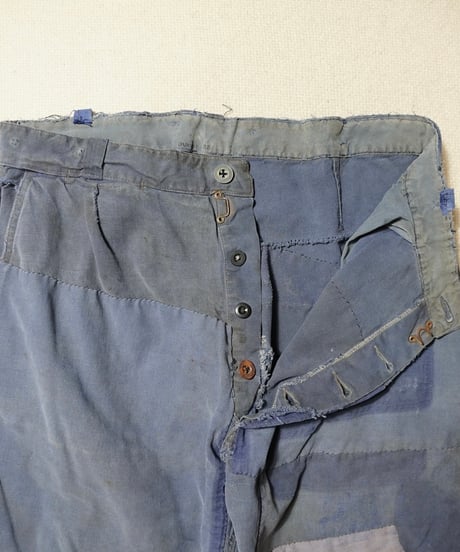 1950s French cotton twill work pants “VULCAIN”