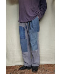 1940~50s French patchwork cotton work pants