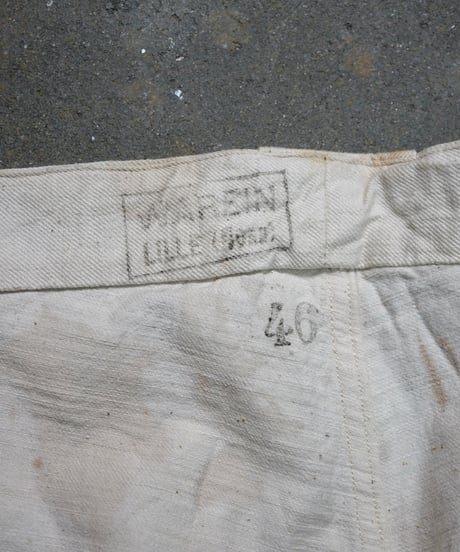 1940s French military hospital pants