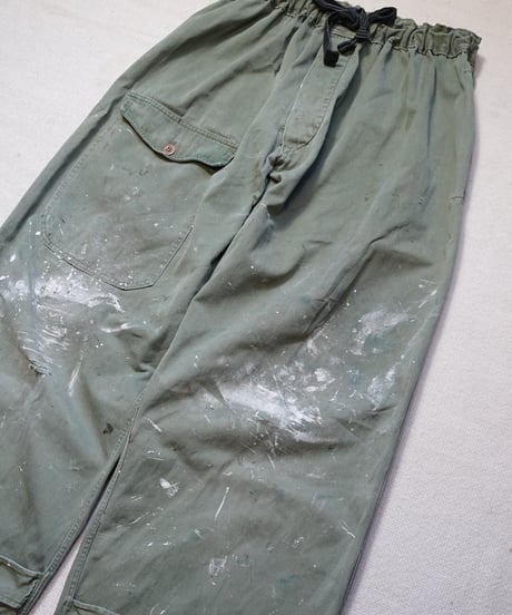 1950s Belgian army over pants “modified”