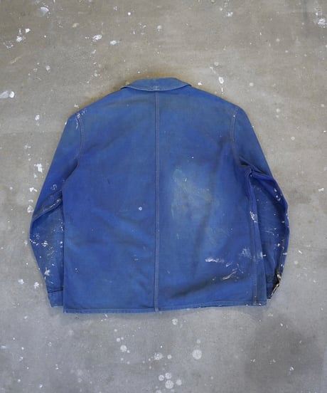 1940~50s French blue cotton twill work jacket “Adolphe Lafont”